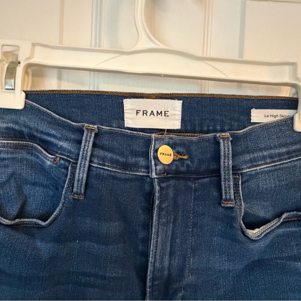 Frame Denim Women's High Rise Blue Jeans